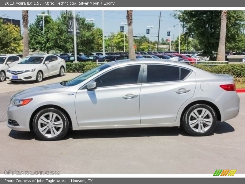 Silver Moon / Ebony 2013 Acura ILX 1.5L Hybrid Technology