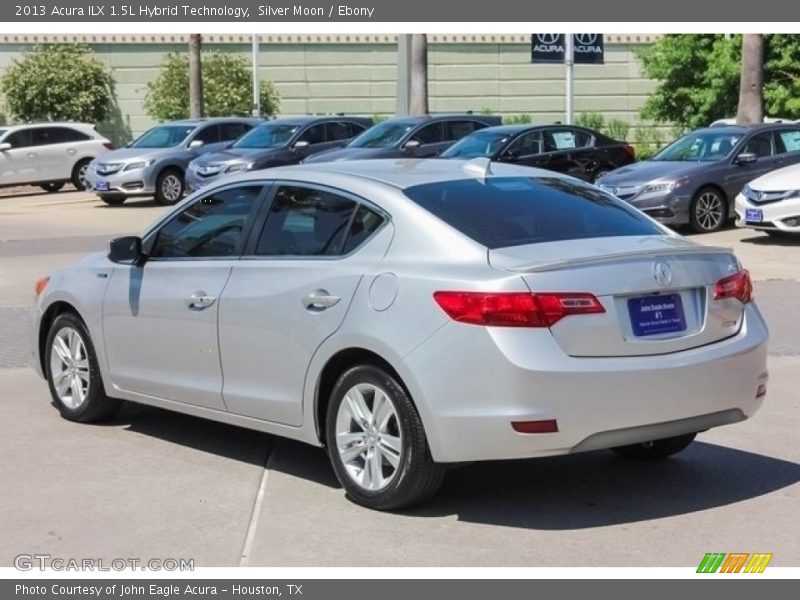 Silver Moon / Ebony 2013 Acura ILX 1.5L Hybrid Technology