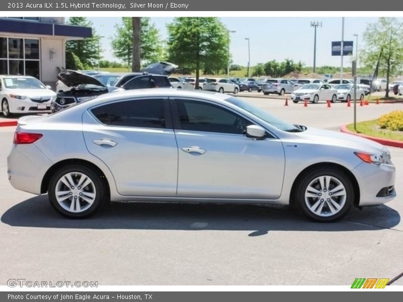 Silver Moon / Ebony 2013 Acura ILX 1.5L Hybrid Technology