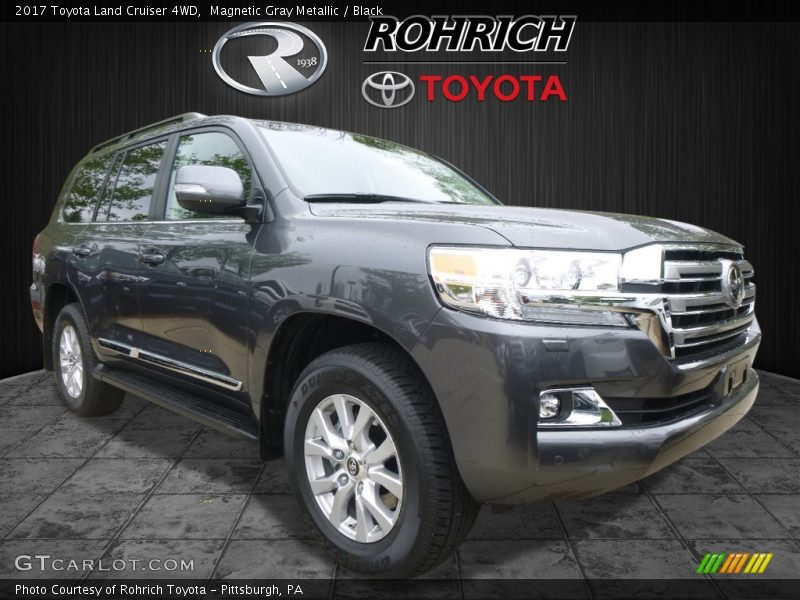 Magnetic Gray Metallic / Black 2017 Toyota Land Cruiser 4WD