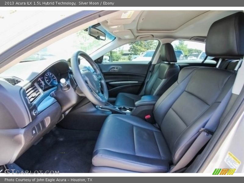 Silver Moon / Ebony 2013 Acura ILX 1.5L Hybrid Technology