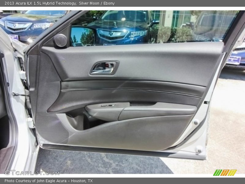Silver Moon / Ebony 2013 Acura ILX 1.5L Hybrid Technology