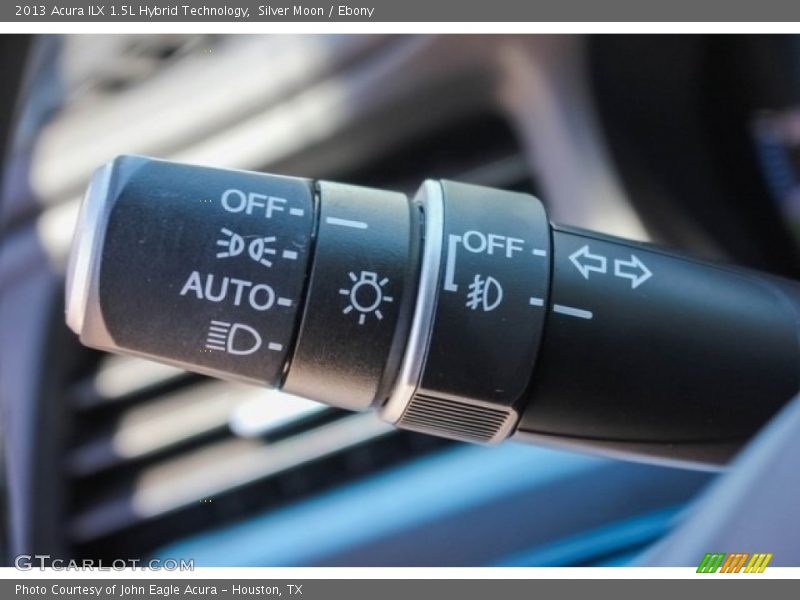 Silver Moon / Ebony 2013 Acura ILX 1.5L Hybrid Technology