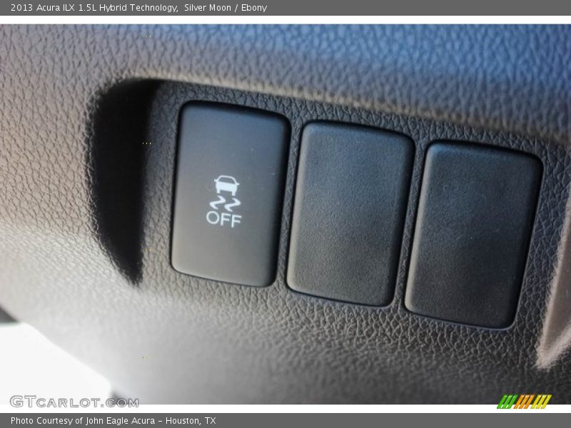 Silver Moon / Ebony 2013 Acura ILX 1.5L Hybrid Technology