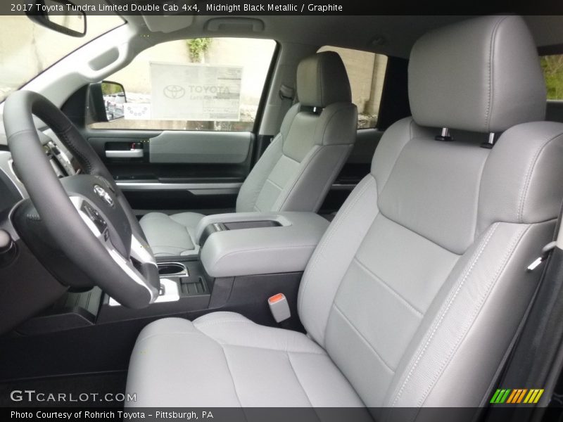 Front Seat of 2017 Tundra Limited Double Cab 4x4
