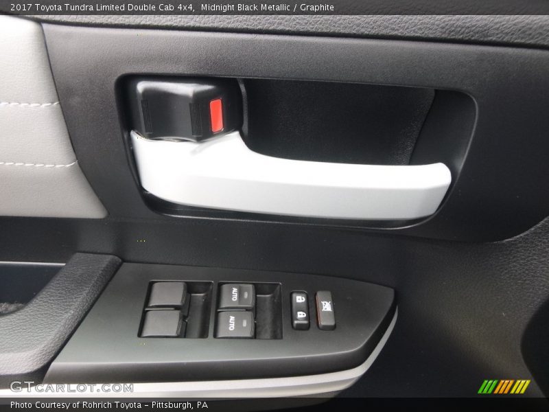 Controls of 2017 Tundra Limited Double Cab 4x4