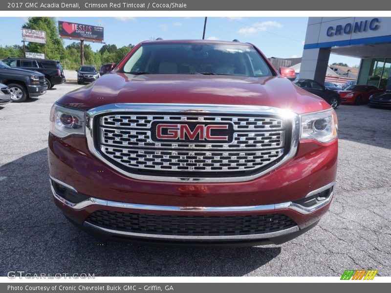 Crimson Red Tintcoat / Cocoa/Shale 2017 GMC Acadia Denali