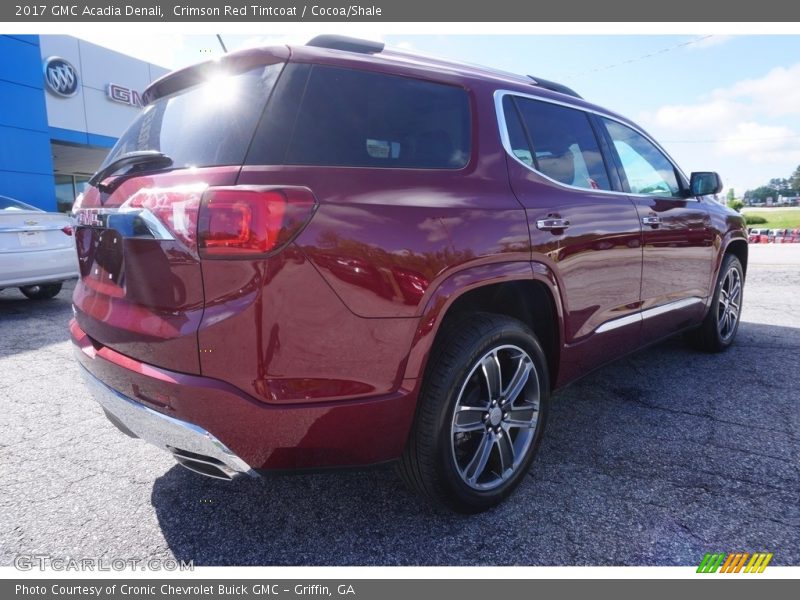 Crimson Red Tintcoat / Cocoa/Shale 2017 GMC Acadia Denali