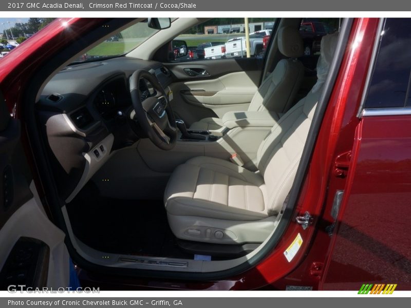 Crimson Red Tintcoat / Cocoa/Shale 2017 GMC Acadia Denali