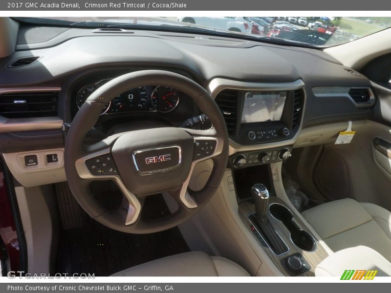Crimson Red Tintcoat / Cocoa/Shale 2017 GMC Acadia Denali