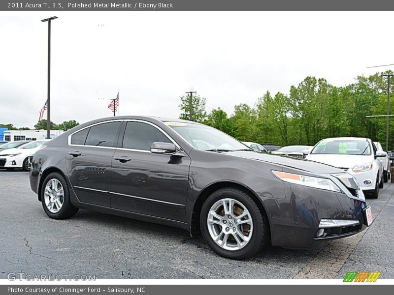 Polished Metal Metallic / Ebony Black 2011 Acura TL 3.5