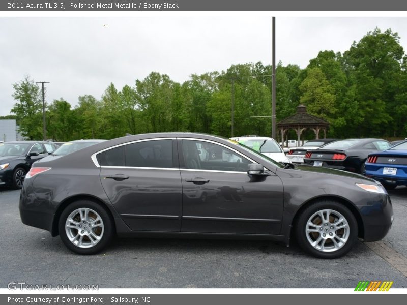 Polished Metal Metallic / Ebony Black 2011 Acura TL 3.5