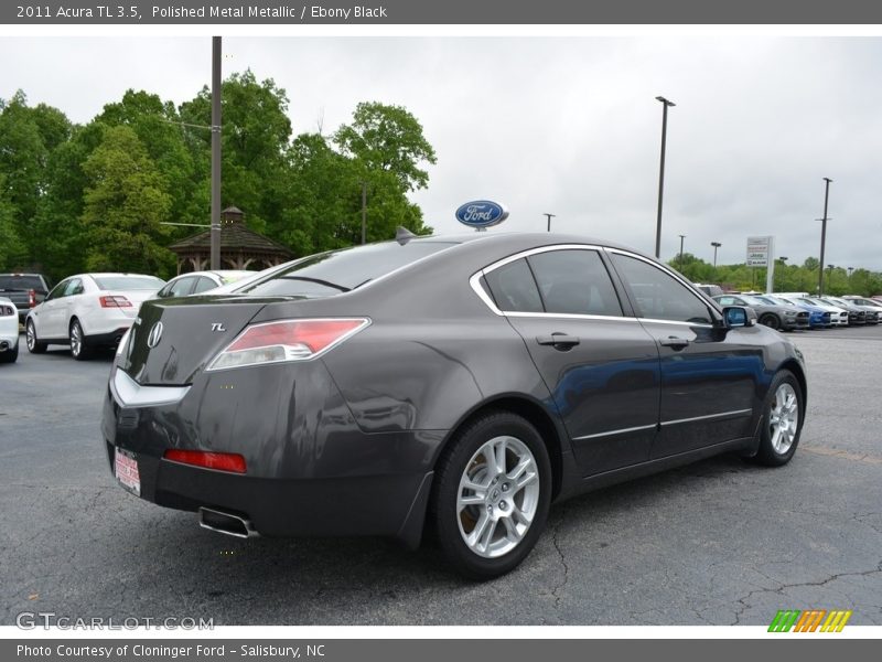 Polished Metal Metallic / Ebony Black 2011 Acura TL 3.5