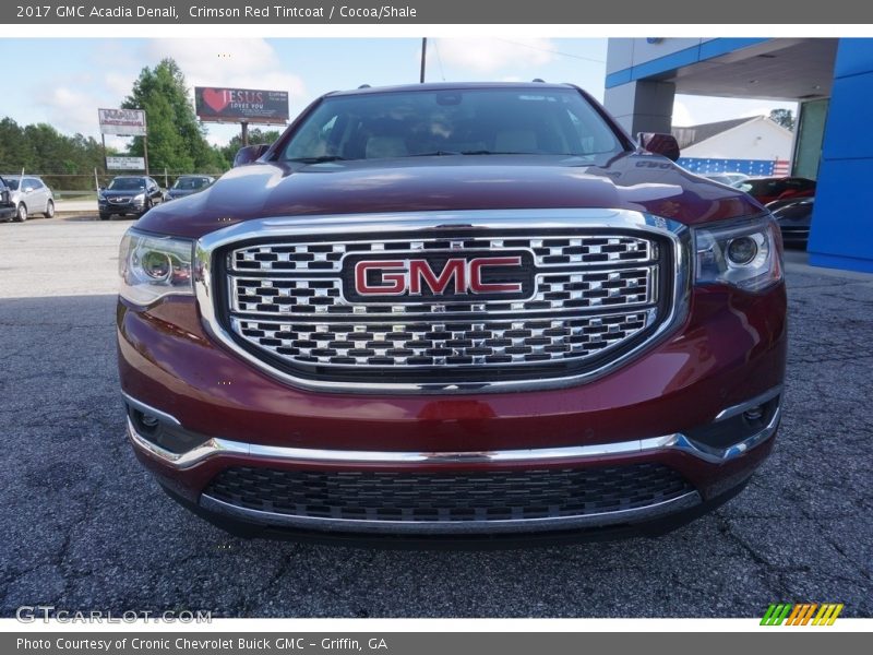 Crimson Red Tintcoat / Cocoa/Shale 2017 GMC Acadia Denali