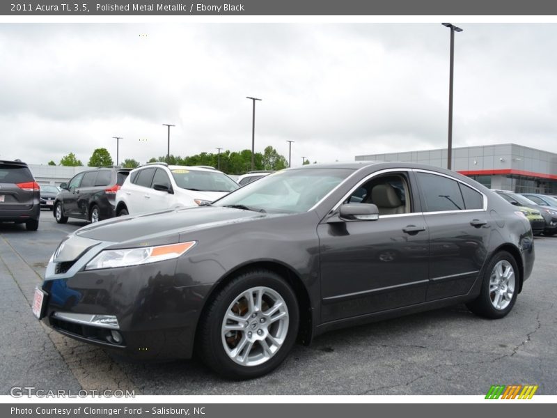 Polished Metal Metallic / Ebony Black 2011 Acura TL 3.5