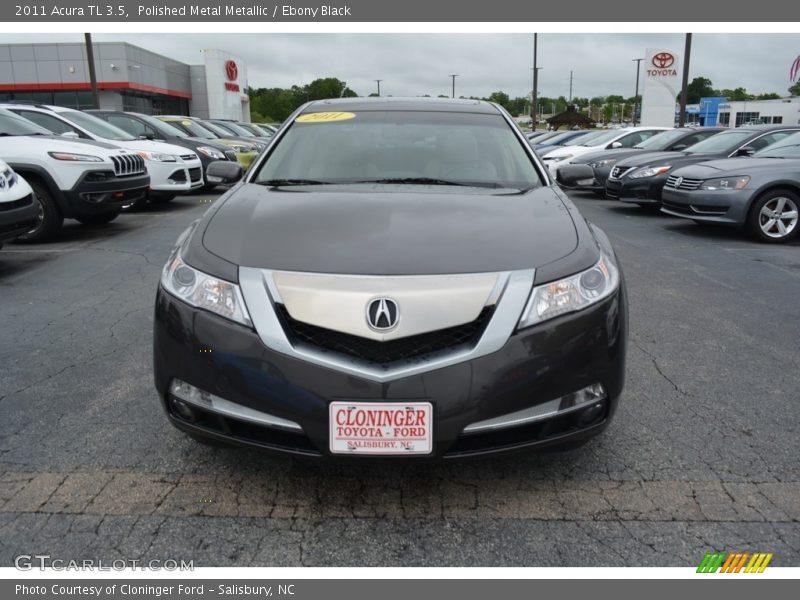 Polished Metal Metallic / Ebony Black 2011 Acura TL 3.5