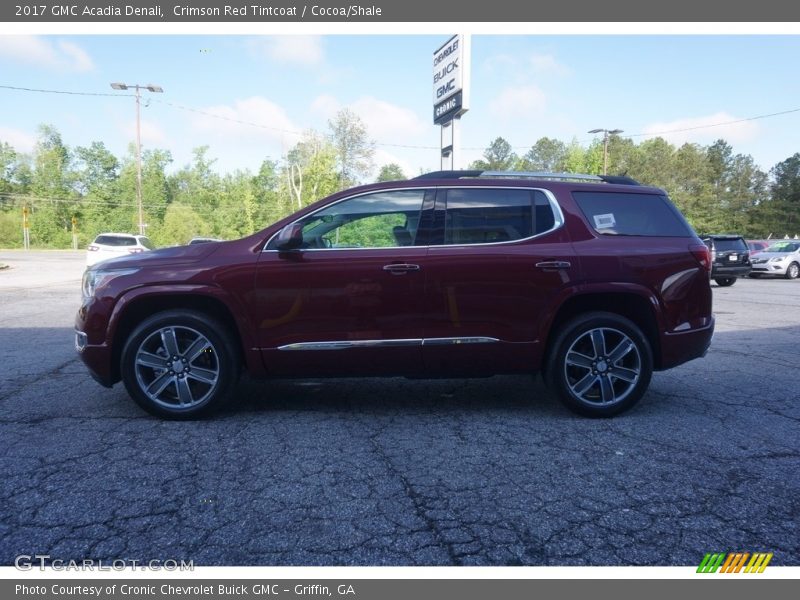 Crimson Red Tintcoat / Cocoa/Shale 2017 GMC Acadia Denali