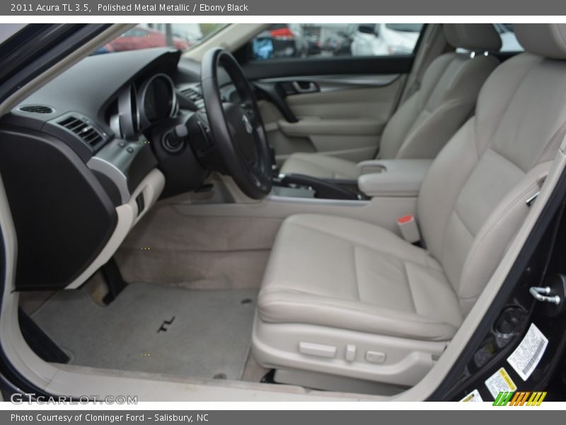 Polished Metal Metallic / Ebony Black 2011 Acura TL 3.5