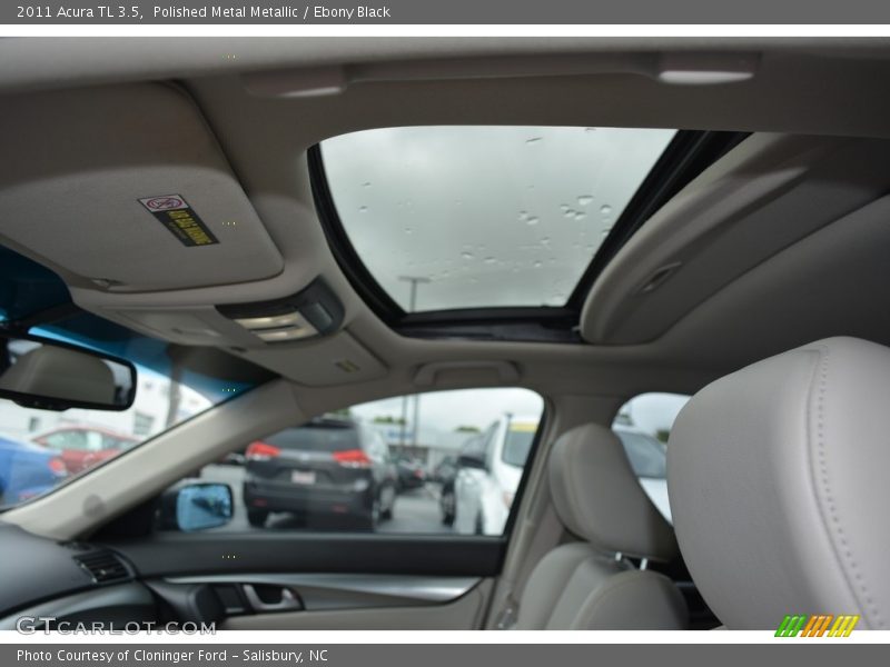 Polished Metal Metallic / Ebony Black 2011 Acura TL 3.5