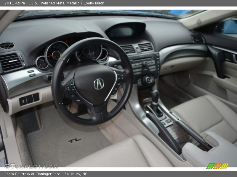 Polished Metal Metallic / Ebony Black 2011 Acura TL 3.5