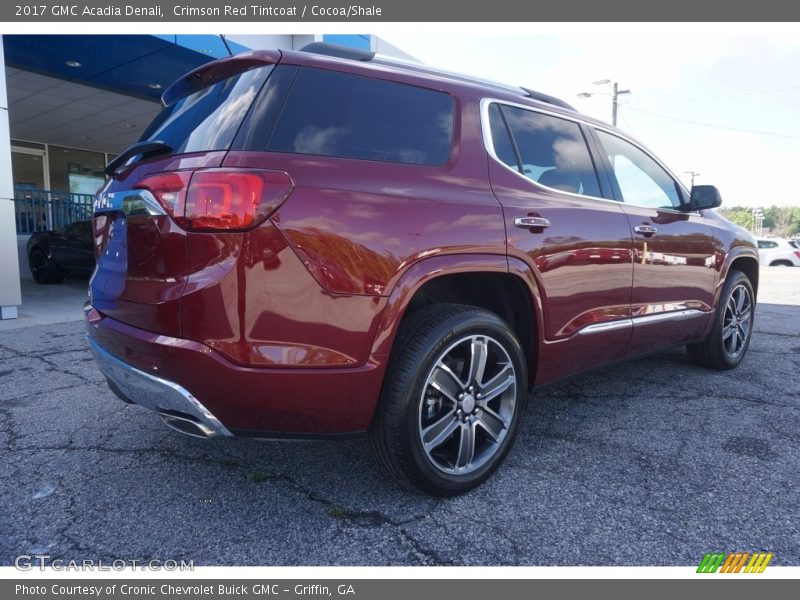 Crimson Red Tintcoat / Cocoa/Shale 2017 GMC Acadia Denali