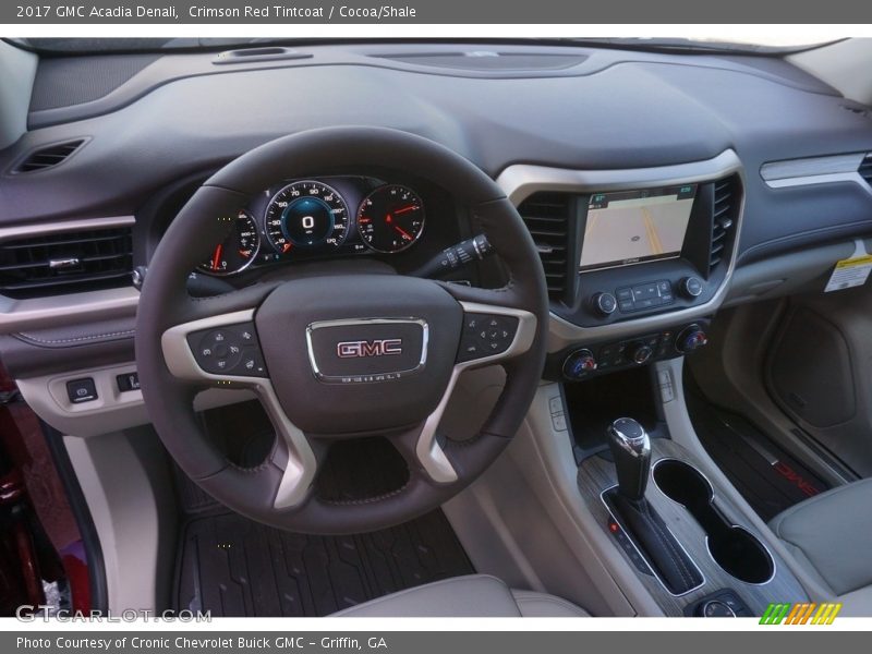 Crimson Red Tintcoat / Cocoa/Shale 2017 GMC Acadia Denali