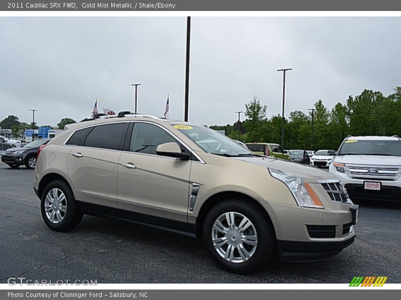 Gold Mist Metallic / Shale/Ebony 2011 Cadillac SRX FWD