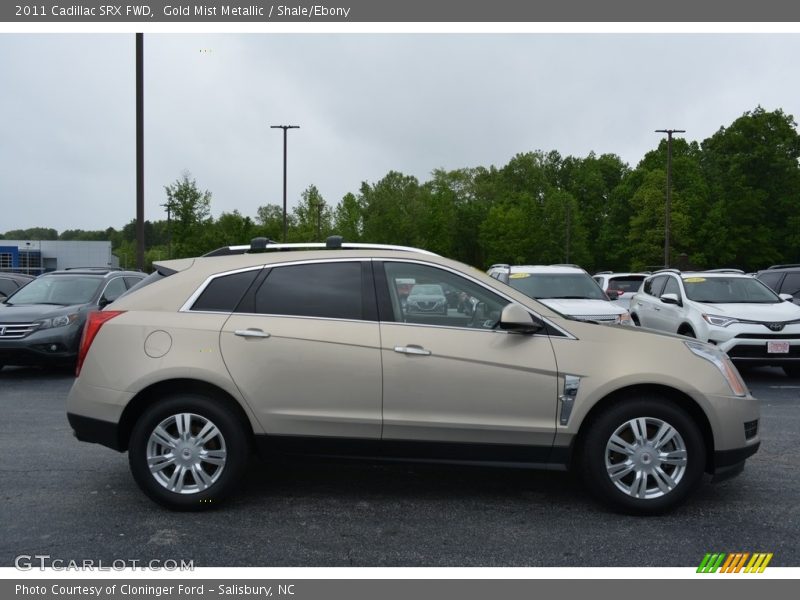 Gold Mist Metallic / Shale/Ebony 2011 Cadillac SRX FWD