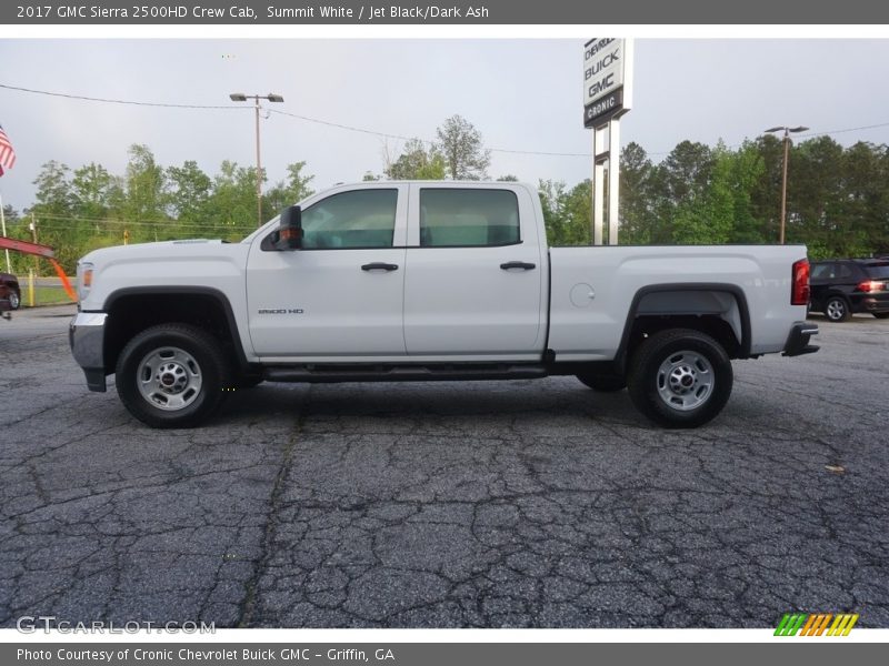 Summit White / Jet Black/Dark Ash 2017 GMC Sierra 2500HD Crew Cab