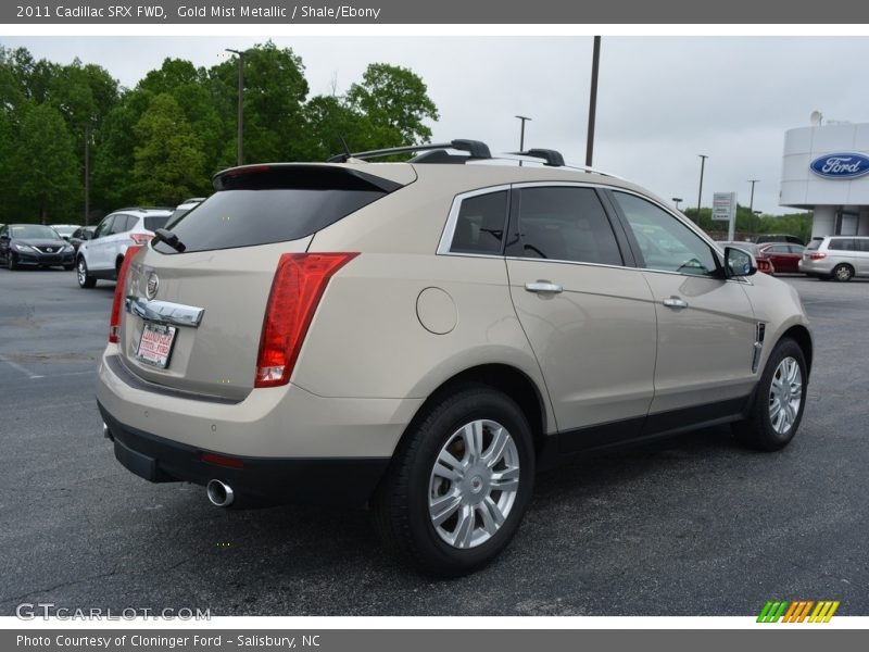 Gold Mist Metallic / Shale/Ebony 2011 Cadillac SRX FWD