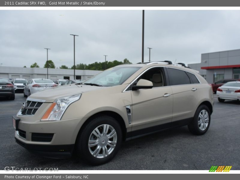 Gold Mist Metallic / Shale/Ebony 2011 Cadillac SRX FWD