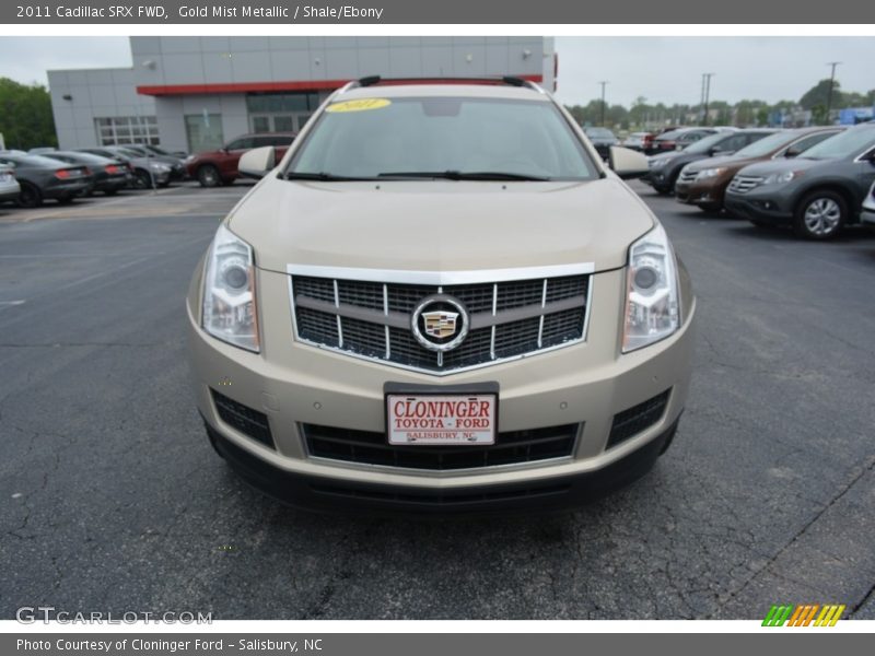 Gold Mist Metallic / Shale/Ebony 2011 Cadillac SRX FWD