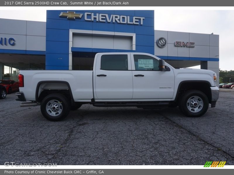 Summit White / Jet Black/Dark Ash 2017 GMC Sierra 2500HD Crew Cab