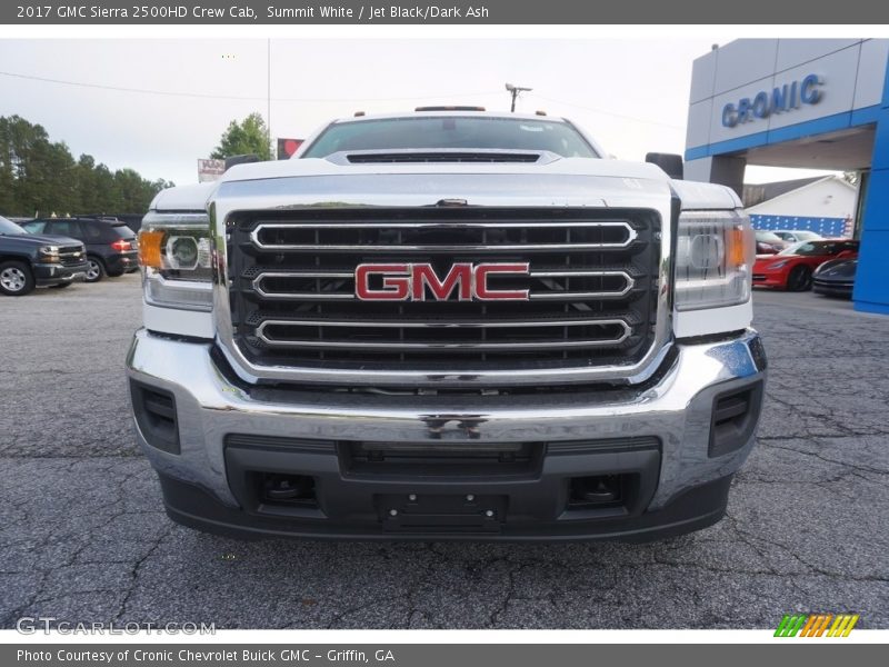 Summit White / Jet Black/Dark Ash 2017 GMC Sierra 2500HD Crew Cab