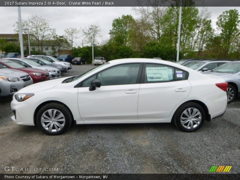 Crystal White Pearl / Black 2017 Subaru Impreza 2.0i 4-Door