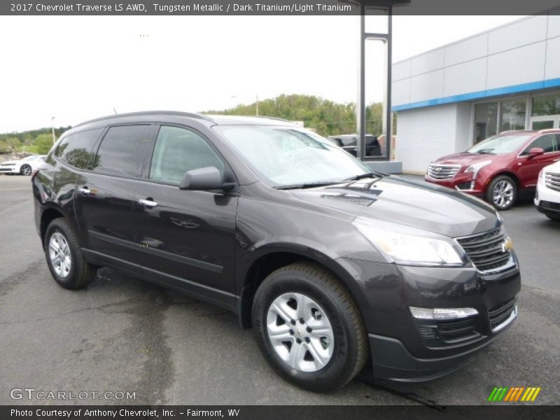 Tungsten Metallic / Dark Titanium/Light Titanium 2017 Chevrolet Traverse LS AWD