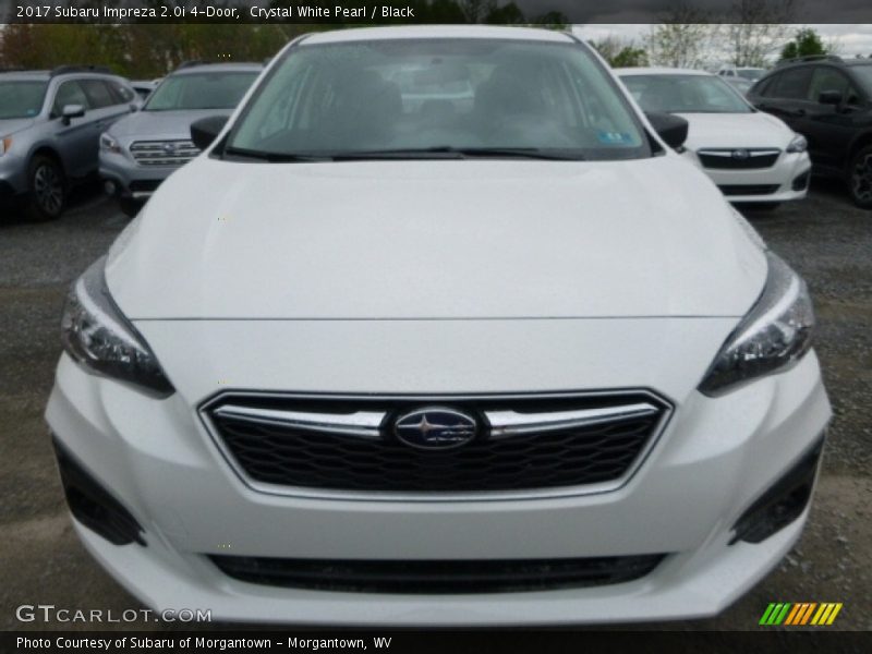 Crystal White Pearl / Black 2017 Subaru Impreza 2.0i 4-Door