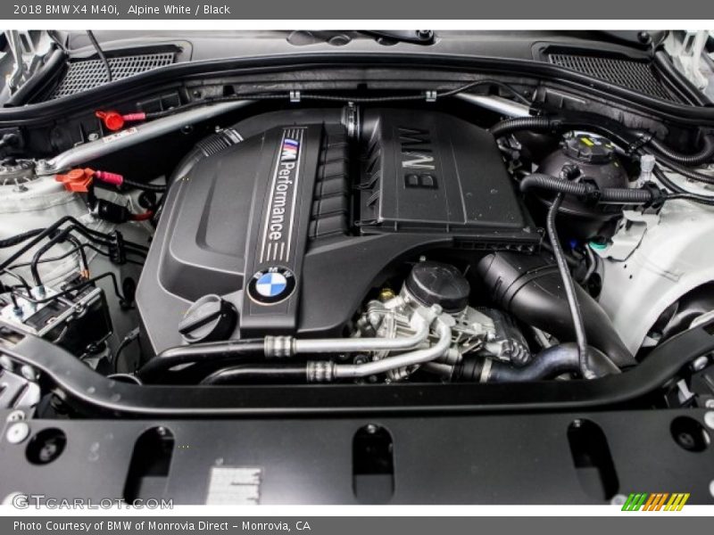  2018 X4 M40i Engine - 3.0 Liter M DI TwinPower Turbocharged DOHC 24-Valve VVT Inline 6 Cylinder