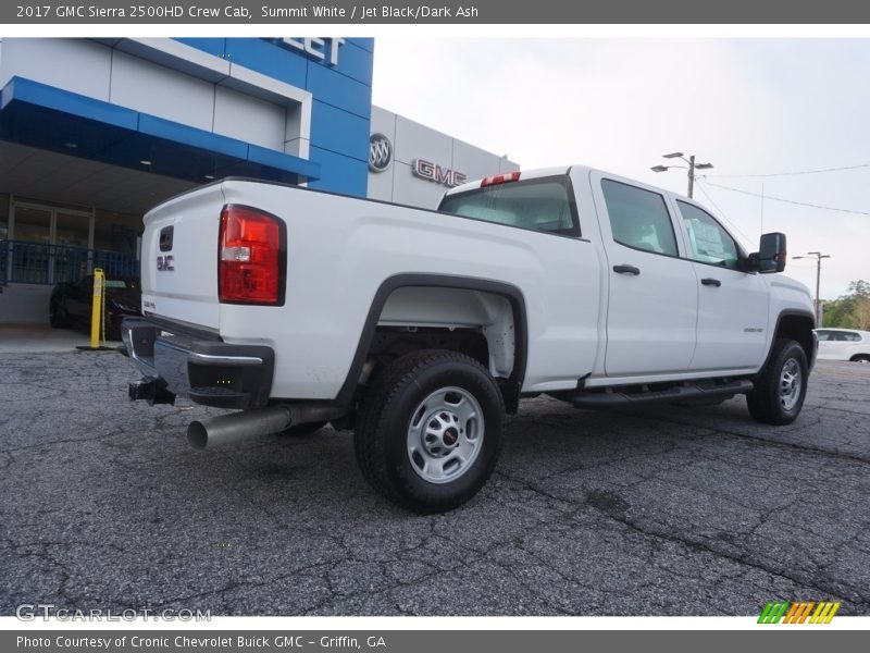 Summit White / Jet Black/Dark Ash 2017 GMC Sierra 2500HD Crew Cab