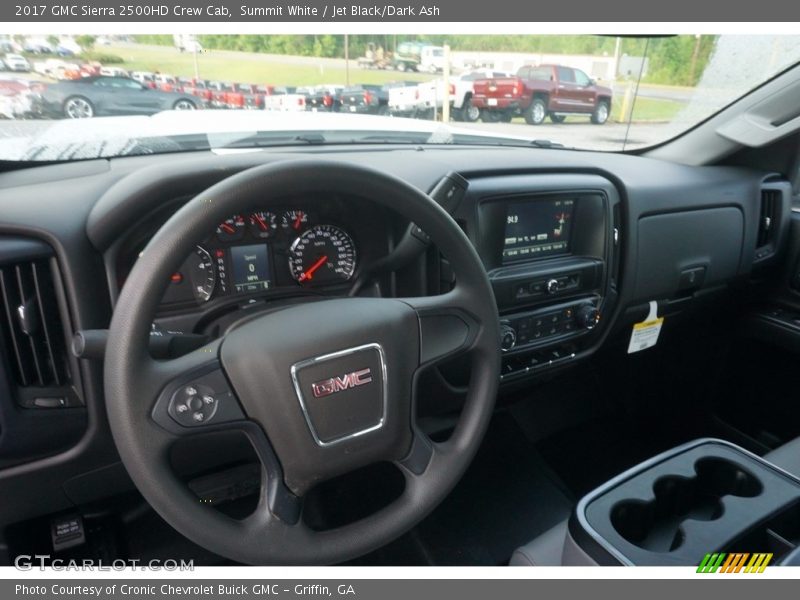 Summit White / Jet Black/Dark Ash 2017 GMC Sierra 2500HD Crew Cab