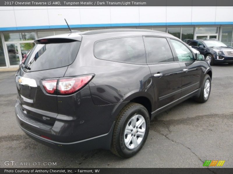 Tungsten Metallic / Dark Titanium/Light Titanium 2017 Chevrolet Traverse LS AWD