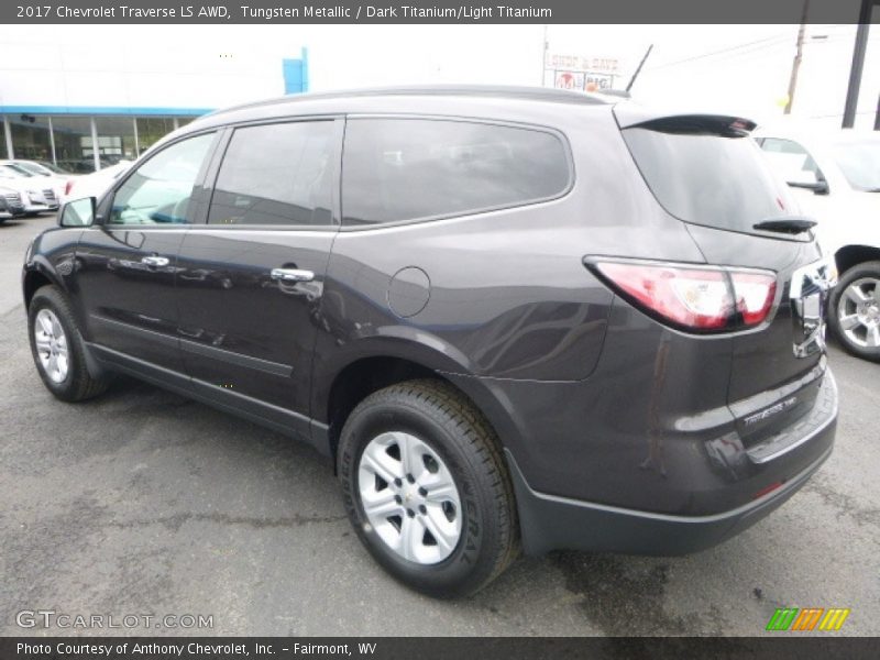 Tungsten Metallic / Dark Titanium/Light Titanium 2017 Chevrolet Traverse LS AWD