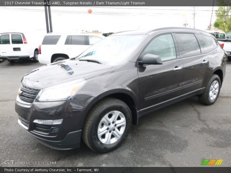 Tungsten Metallic / Dark Titanium/Light Titanium 2017 Chevrolet Traverse LS AWD