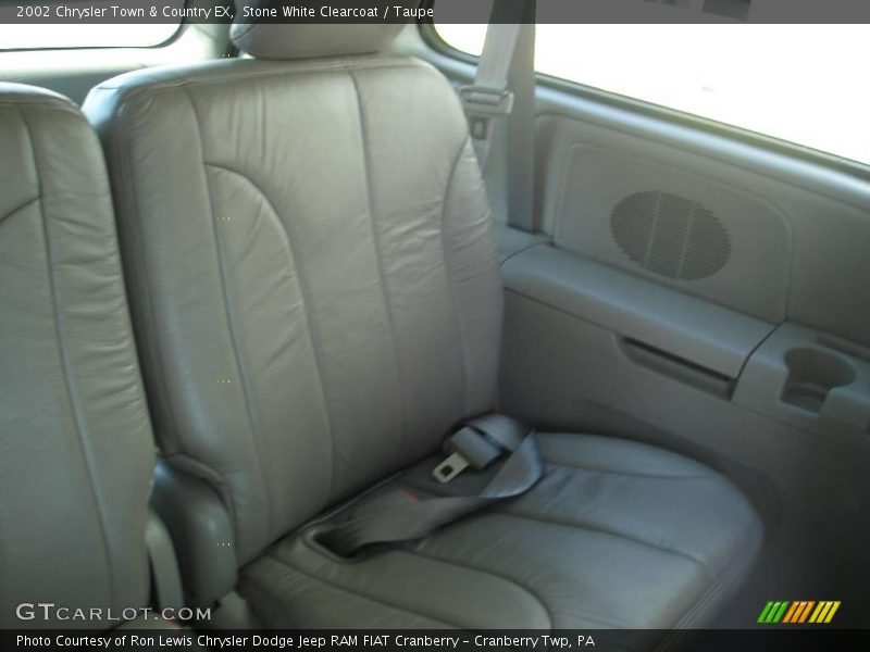 Stone White Clearcoat / Taupe 2002 Chrysler Town & Country EX
