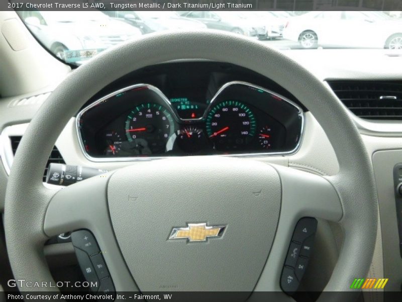 Tungsten Metallic / Dark Titanium/Light Titanium 2017 Chevrolet Traverse LS AWD