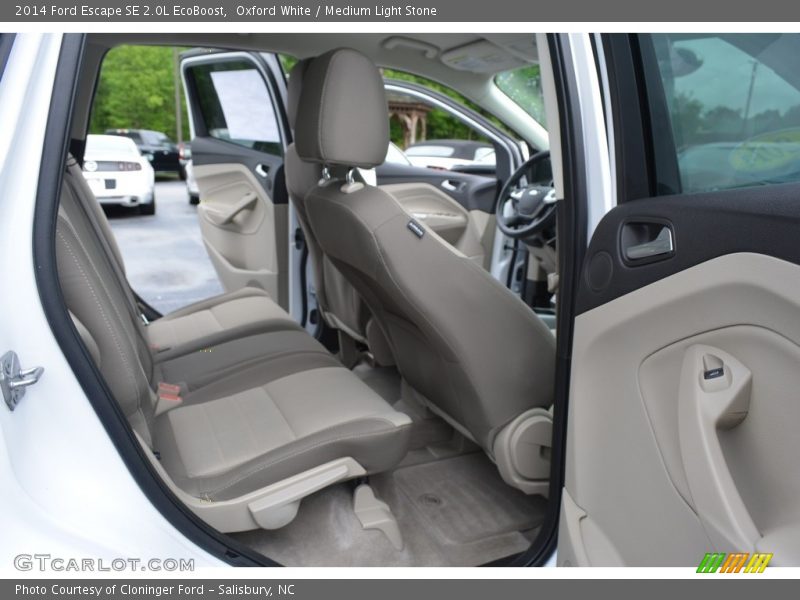 Oxford White / Medium Light Stone 2014 Ford Escape SE 2.0L EcoBoost