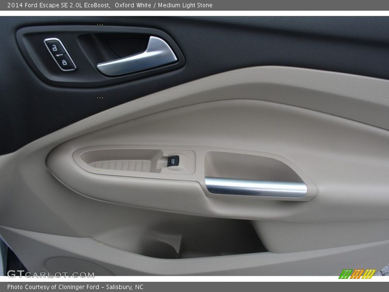 Oxford White / Medium Light Stone 2014 Ford Escape SE 2.0L EcoBoost