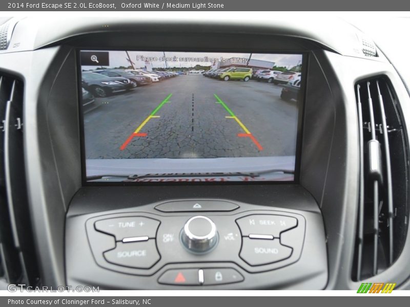 Oxford White / Medium Light Stone 2014 Ford Escape SE 2.0L EcoBoost