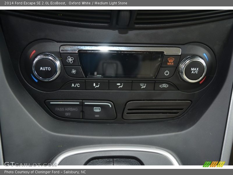 Oxford White / Medium Light Stone 2014 Ford Escape SE 2.0L EcoBoost