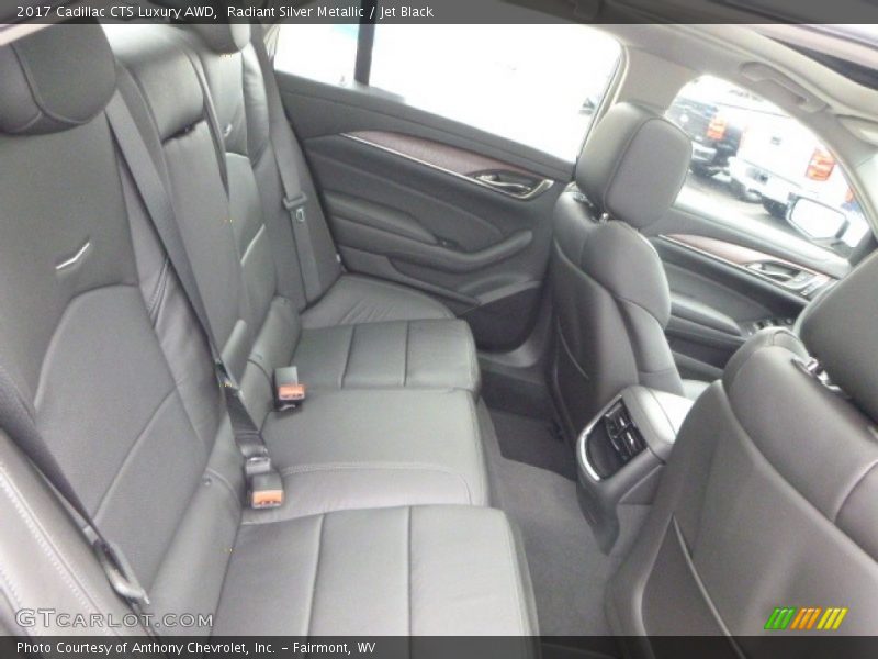 Radiant Silver Metallic / Jet Black 2017 Cadillac CTS Luxury AWD